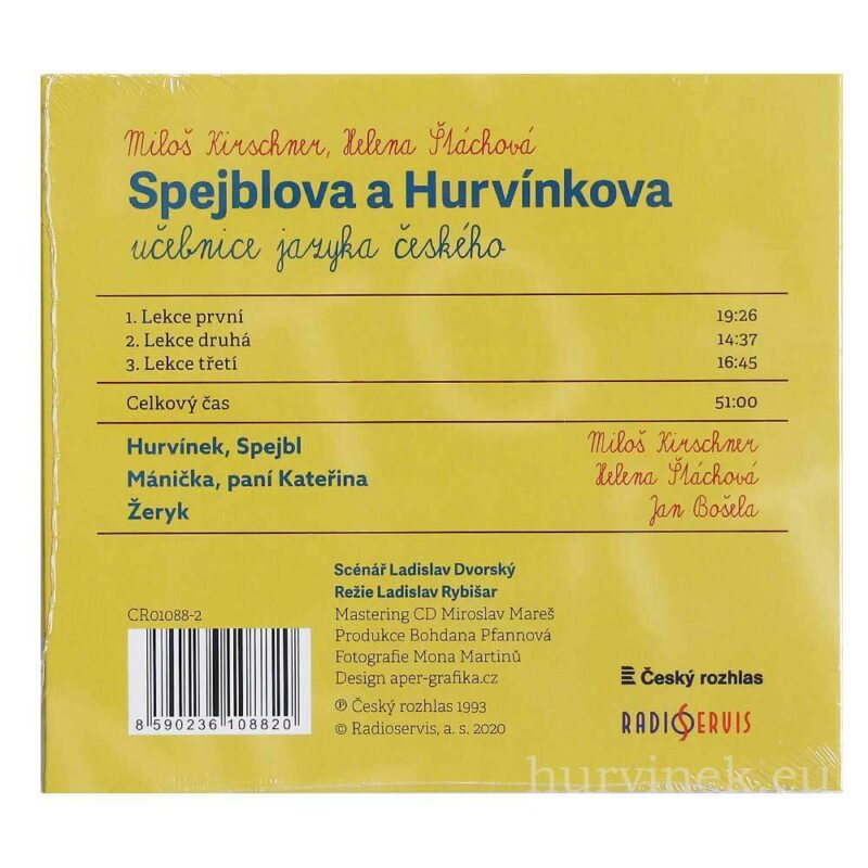 CD Spejblova a Hurvínkova učebnice jazyka českého